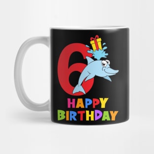 6th Birthday Party 6 Year Old Six Years Mug